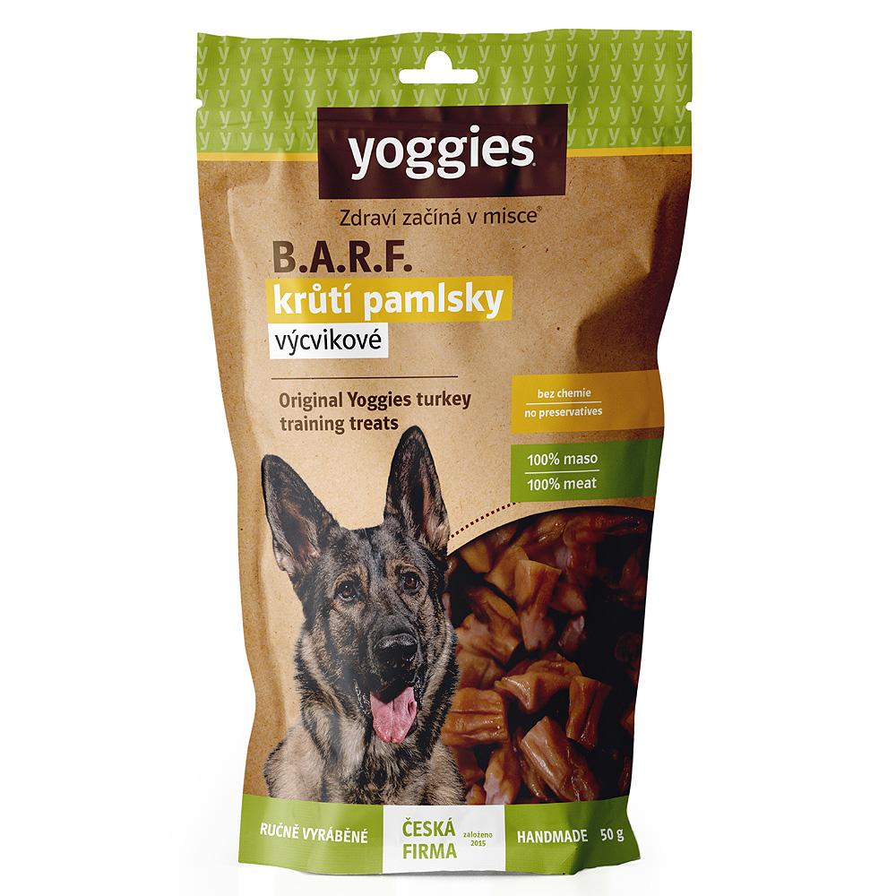 Yoggies treningsgodbiter til hund av tørket kalkunkjøtt, 50 g