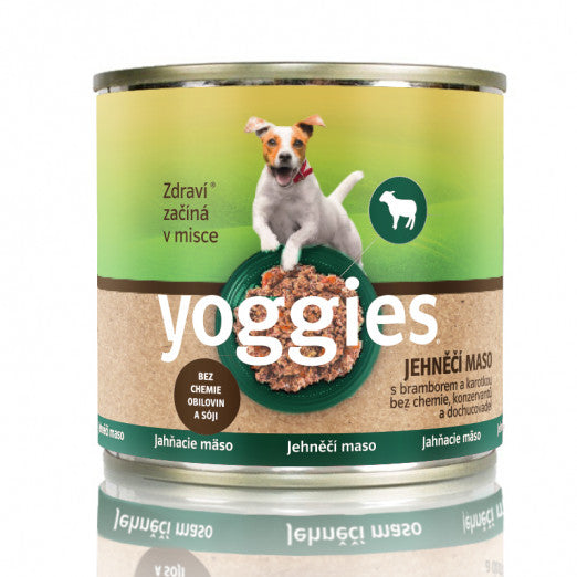 Monoprotein LAM med potet og gulrot - våtfôr YOGGIES hund