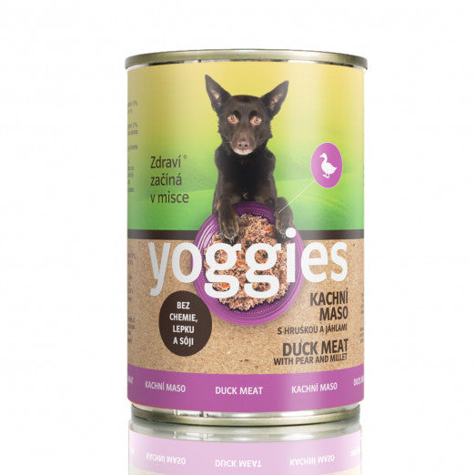 Monoprotein AND med hirse og pærer - våtfôr YOGGIES hund