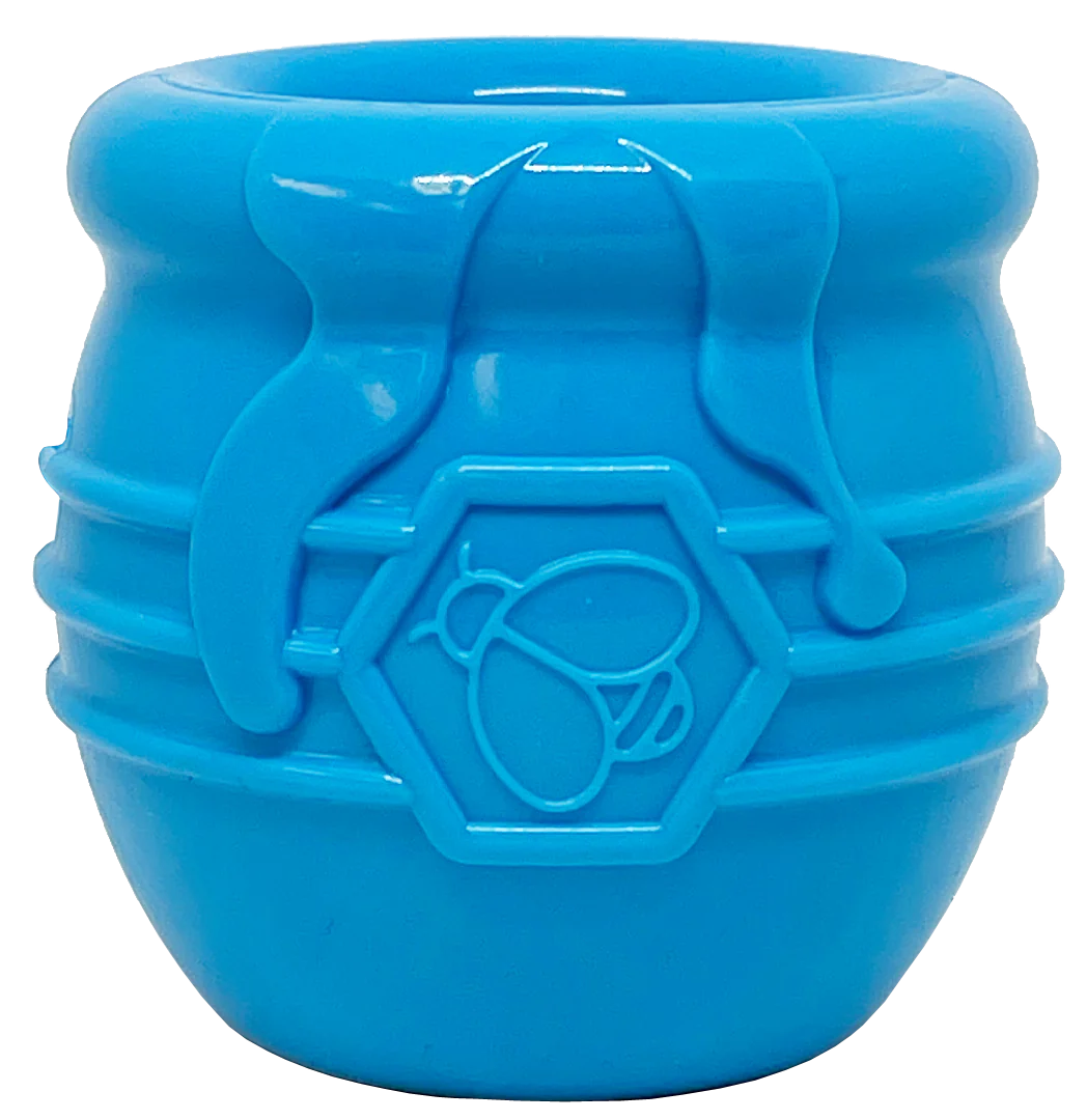 LARGE HONEY POT DURABLE PUP-X RUBBER aktivitetsleke