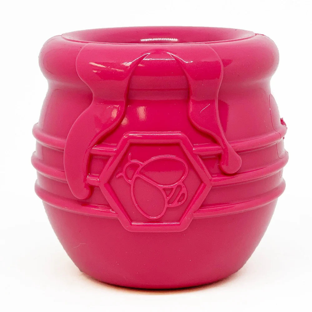 LARGE HONEY POT DURABLE PUP-X RUBBER aktivitetsleke