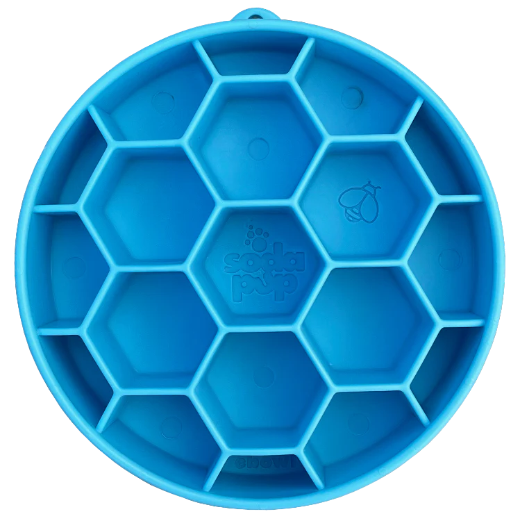 HONEYCOMB DESIGN EBOWL ENRICHMENT SLOW FEEDER matskål