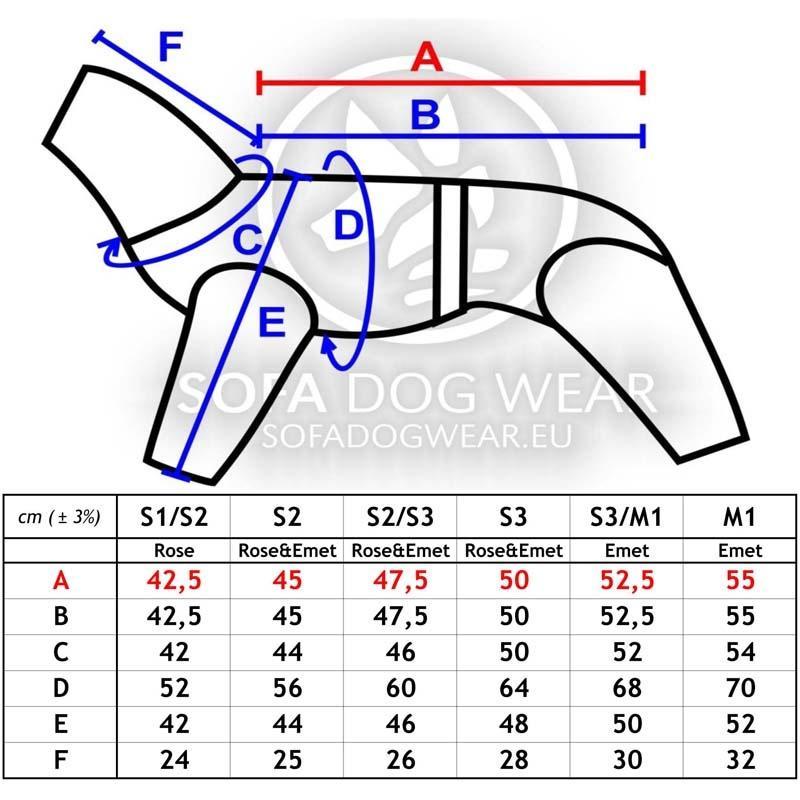 ROSE & EMET vinterdress for whippet (452316561436)