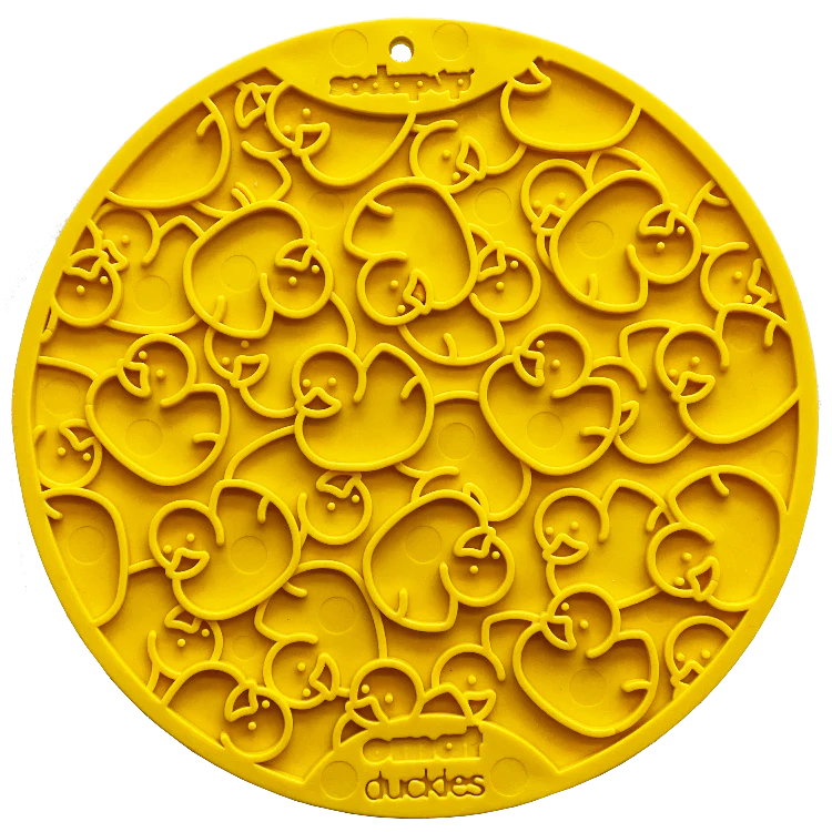 DUCKIES DESIGN EMAT ENRICHMENT slikkematte med sugekopper