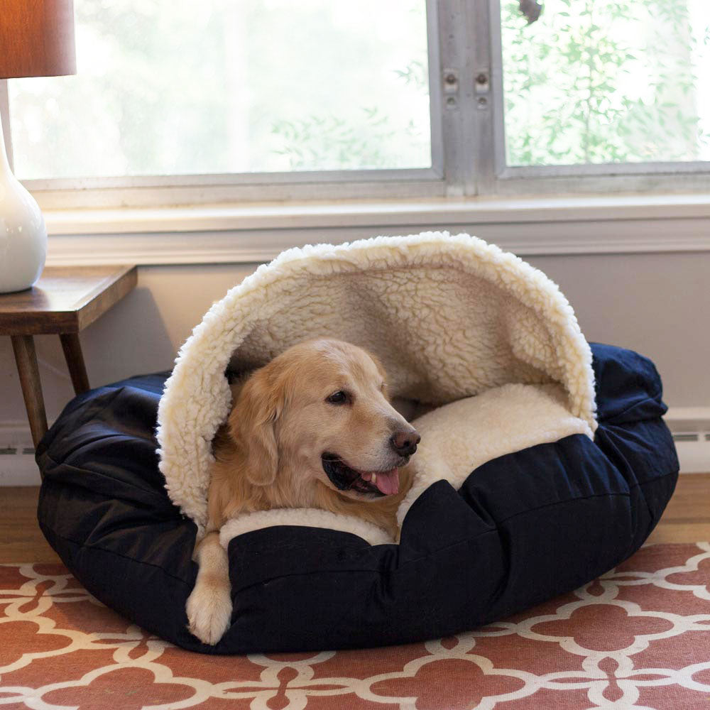 Cozy Cave Dog Bed hundeseng (317248765980)